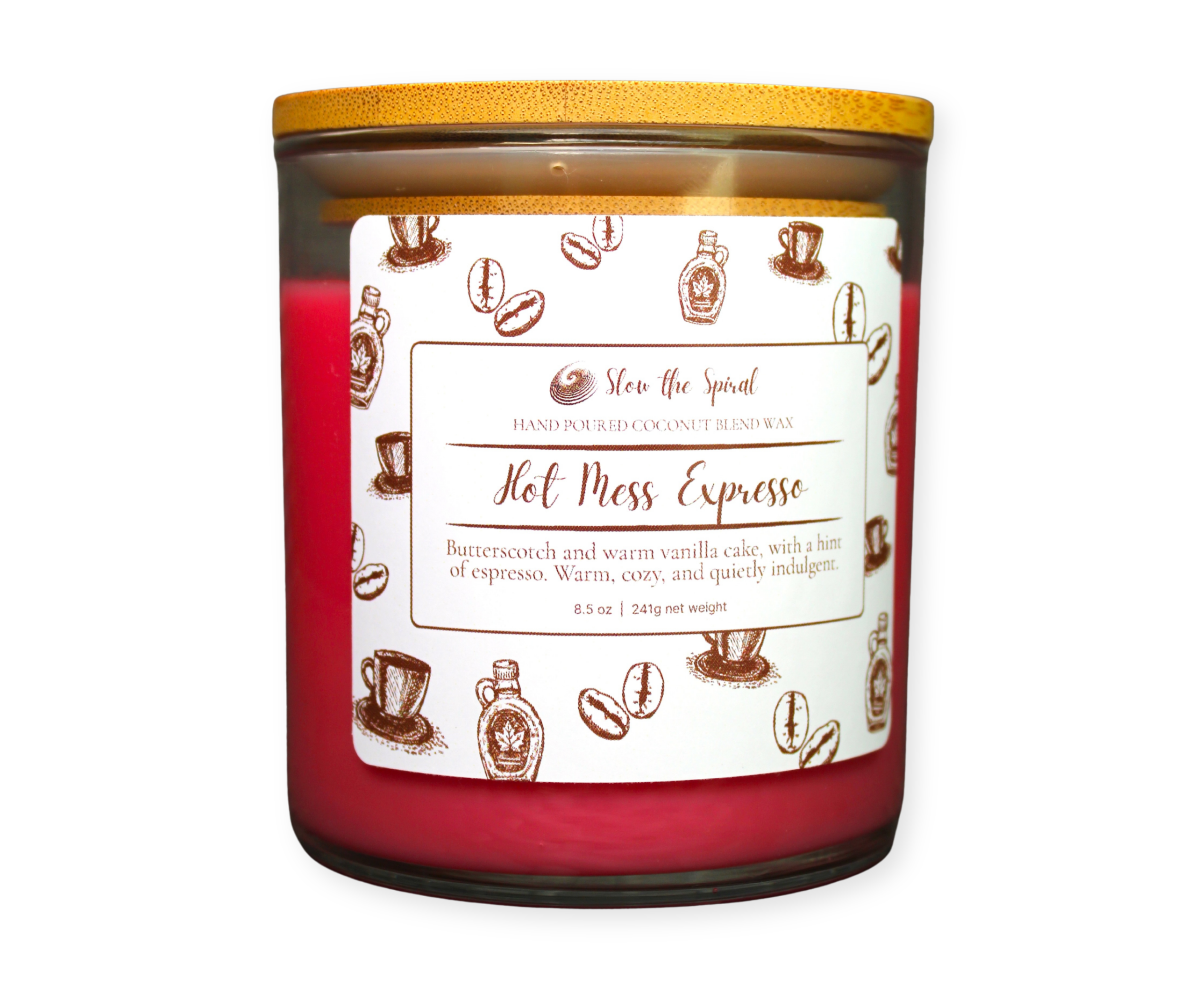 Hot Mess Expresso | Butterscotch Vanilla Coffee Shop Candle