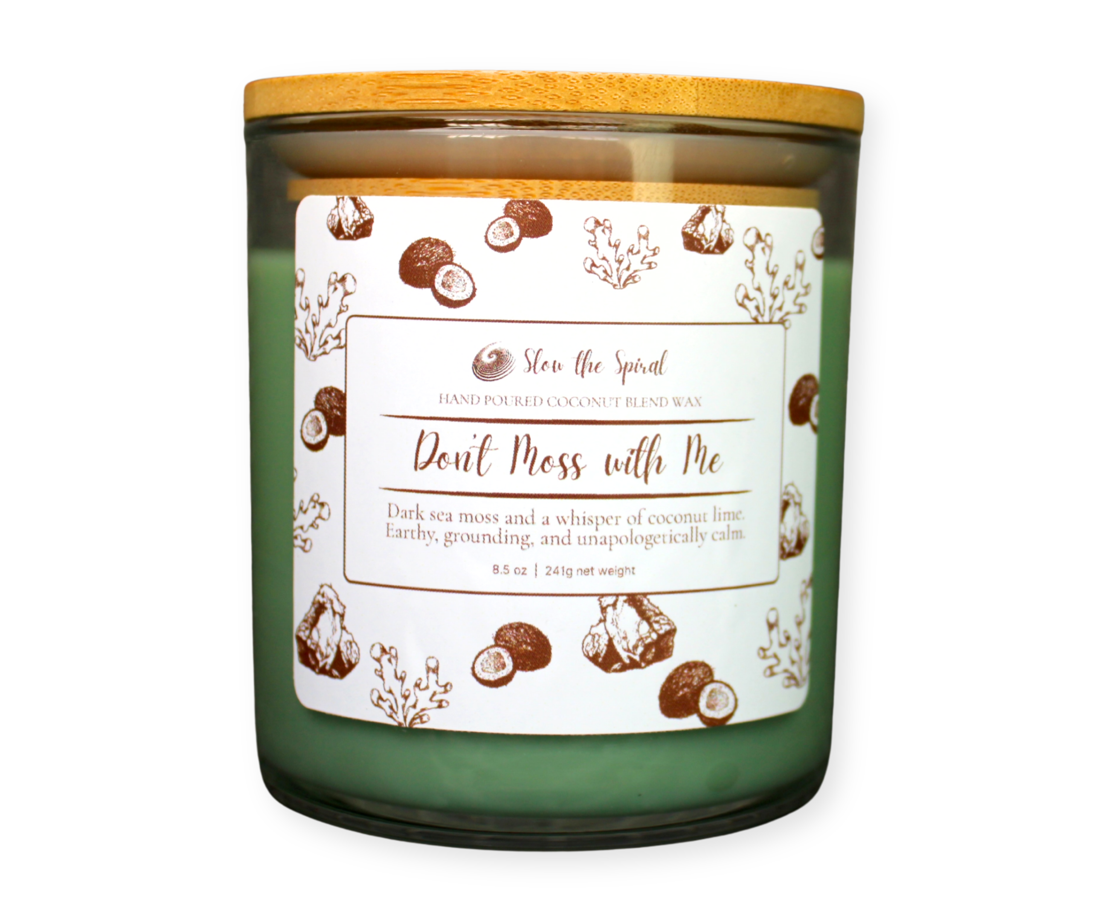 Don't Moss With Me | Sea Moss & Coconut Lime Candle